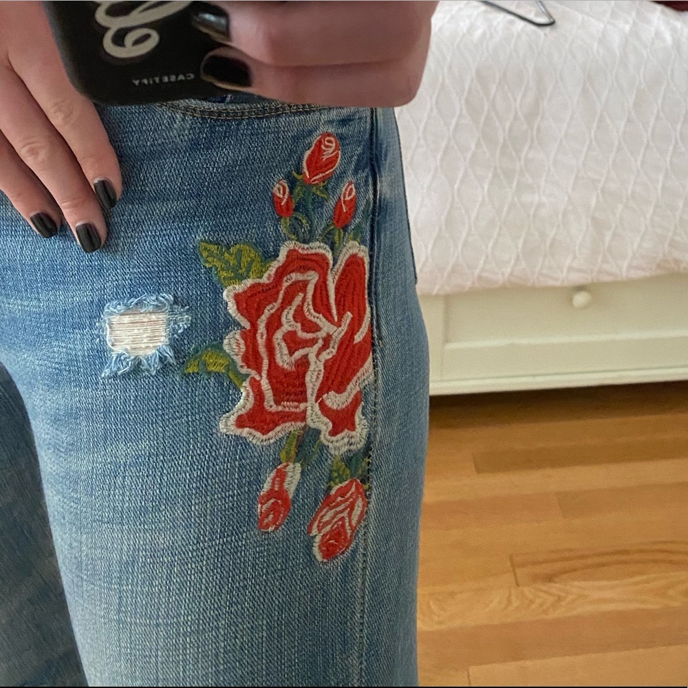 BLANKNYC embroidered jeans